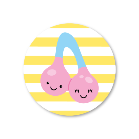 stickers snoep kersjes