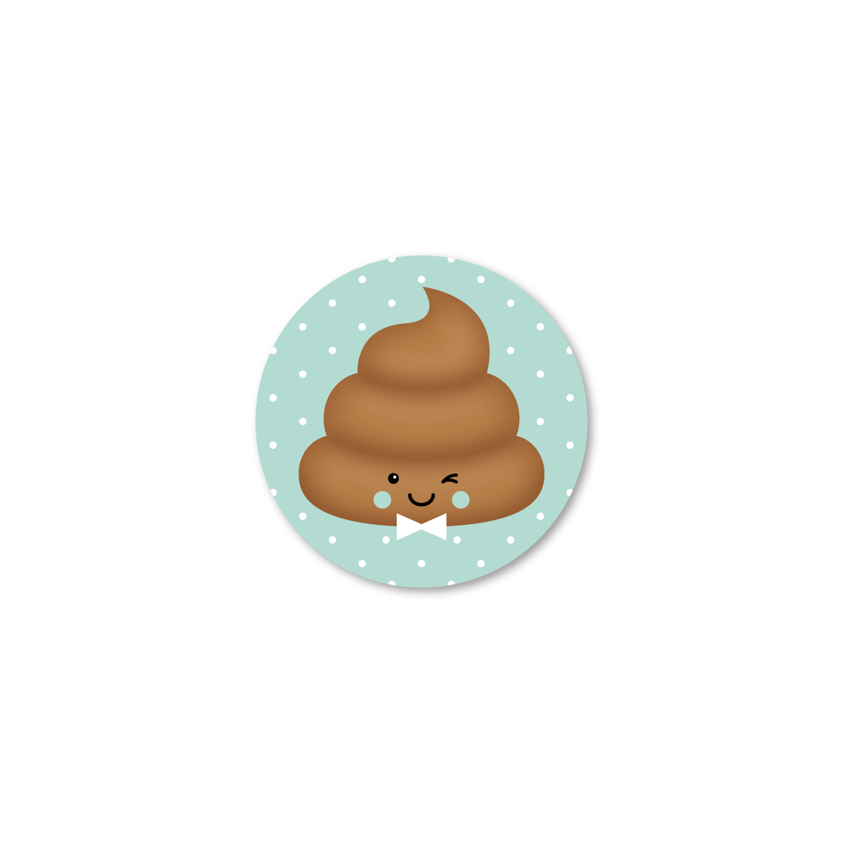 sticker joepie poepie mint strik
