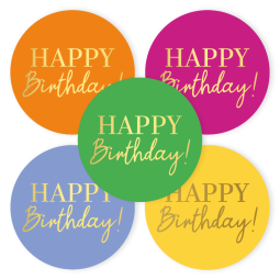 stickermix vrolijk happy birthday