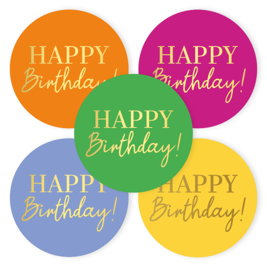 stickermix vrolijk happy birthday