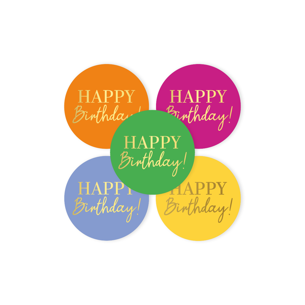 stickermix vrolijk happy birthday