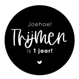 gepersonaliseerd joehoe jaar