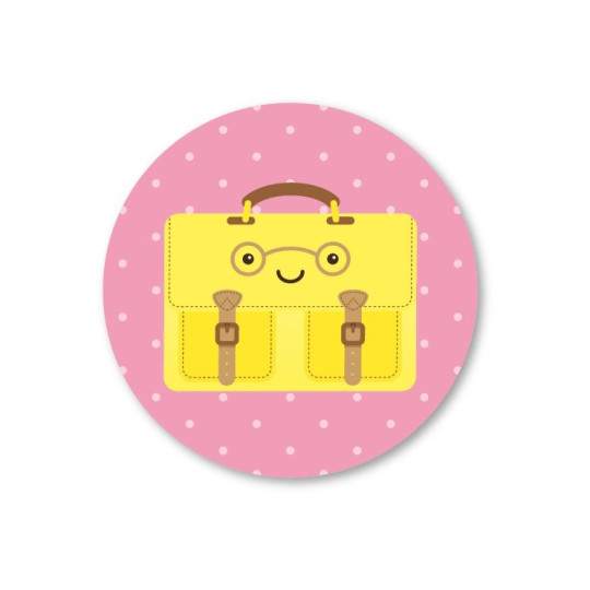 stickerset gele aktetas