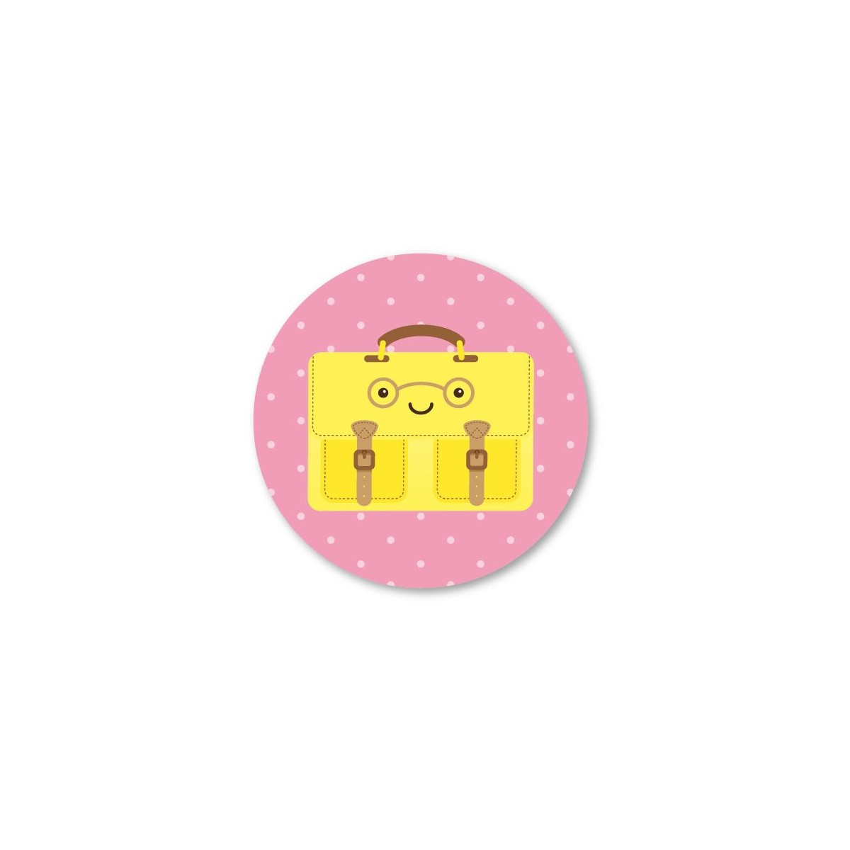 stickerset gele aktetas