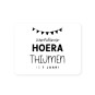 sticker vlaggetjes gepersonaliseerd horizontaal wit