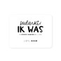 gepersonaliseerd goed handen sticker rechthoek