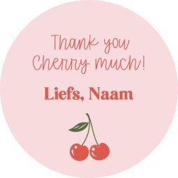 gepersonaliseerde stickers cherry