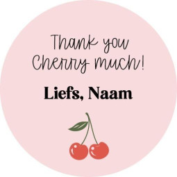 gepersonaliseerde stickers cherry