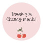 stickers thank you cherry much