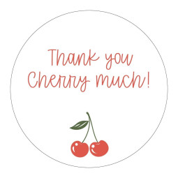 stickers thank you cherry much