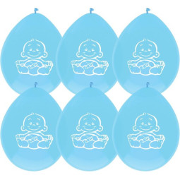 Ballonnen baby blauw
