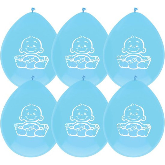 Ballonnen baby blauw