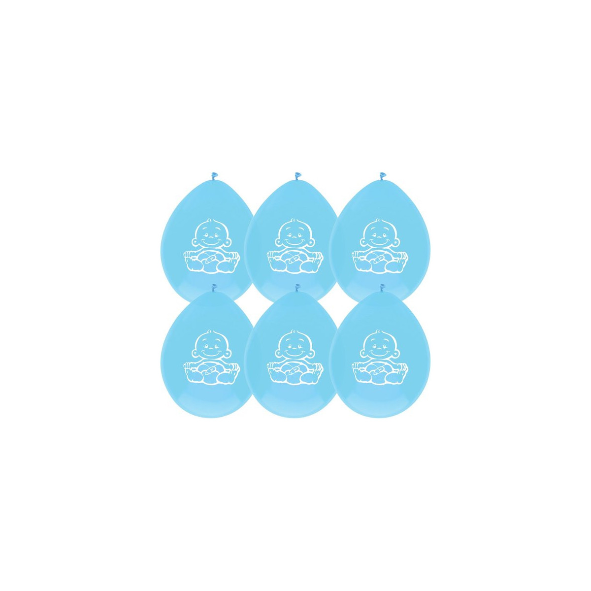 Ballonnen baby blauw
