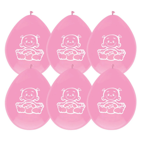 Ballonnen baby roze