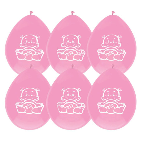 Ballonnen baby roze