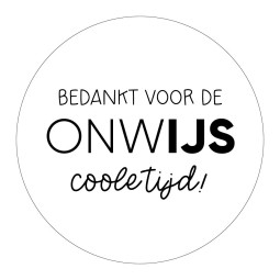 coole tijd sticker
