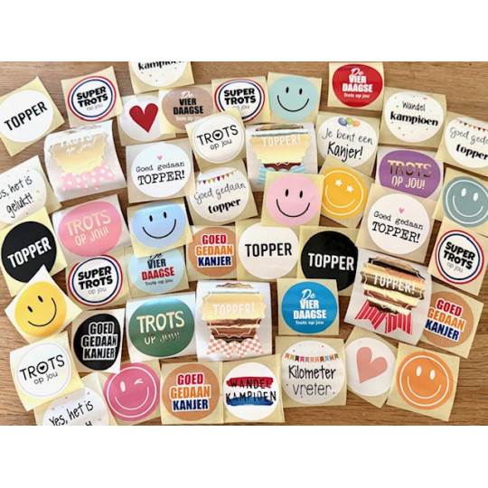 stickerpakket avondvierdaagse
