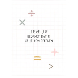 minikaart juf rekenen