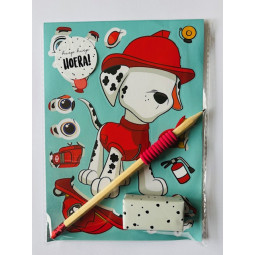 paw patrol puzzel sticker traktatie