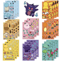 pokemon traktatie puzzelstickers