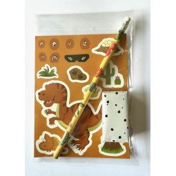 dino puzzel sticker traktaties