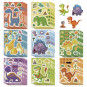 dino puzzel sticker traktaties