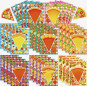 pizza sticker puzzel traktatie