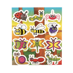 stickervel insecten