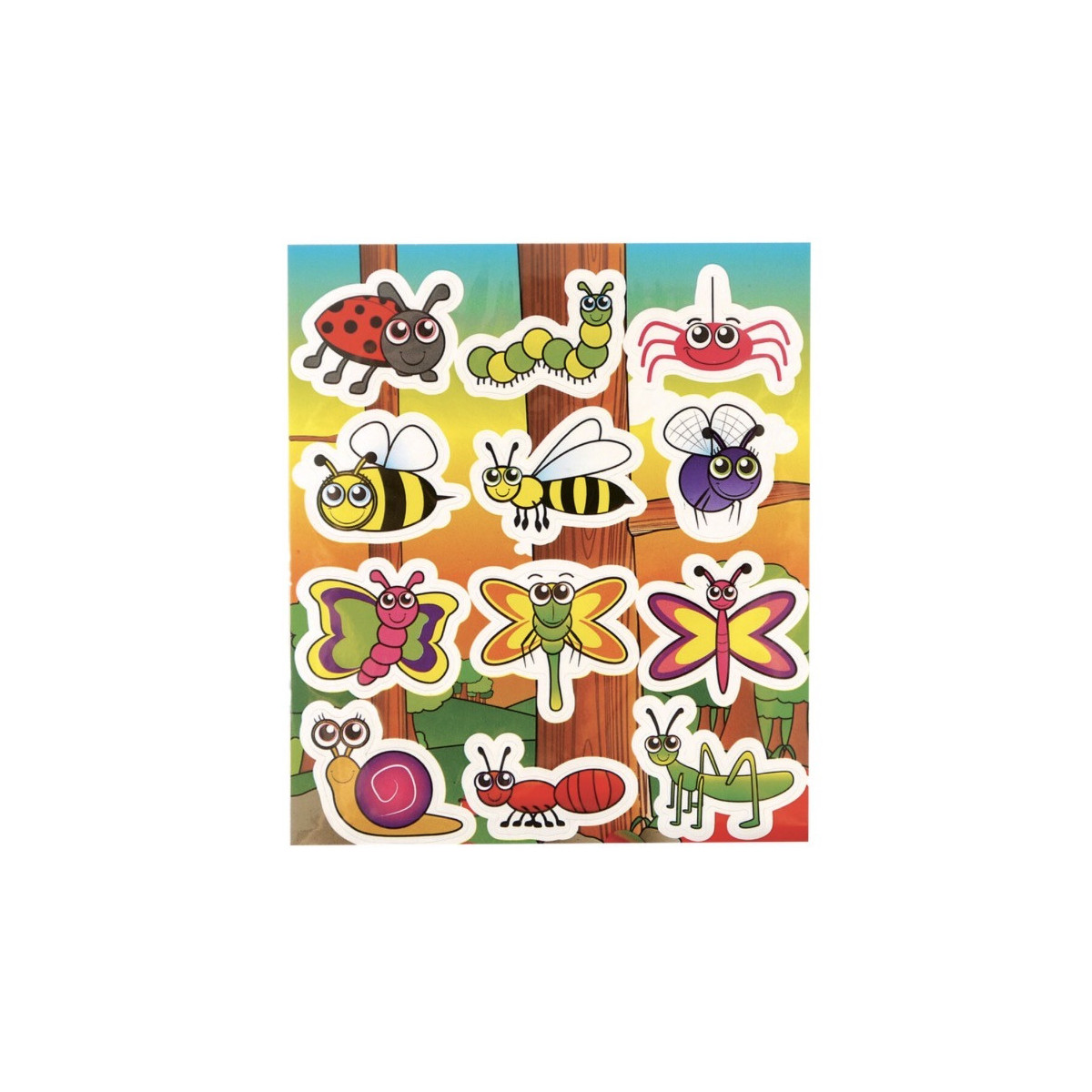 stickervel insecten