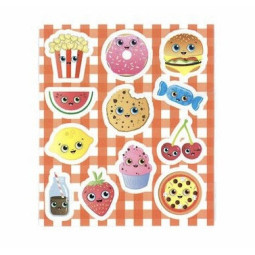 stickervel fastfood