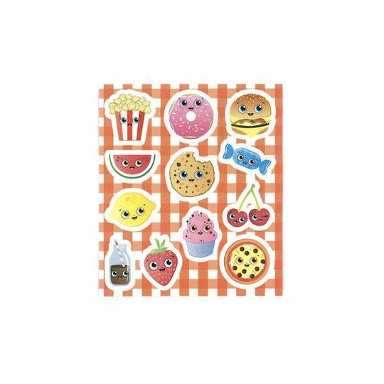 stickervel fastfood