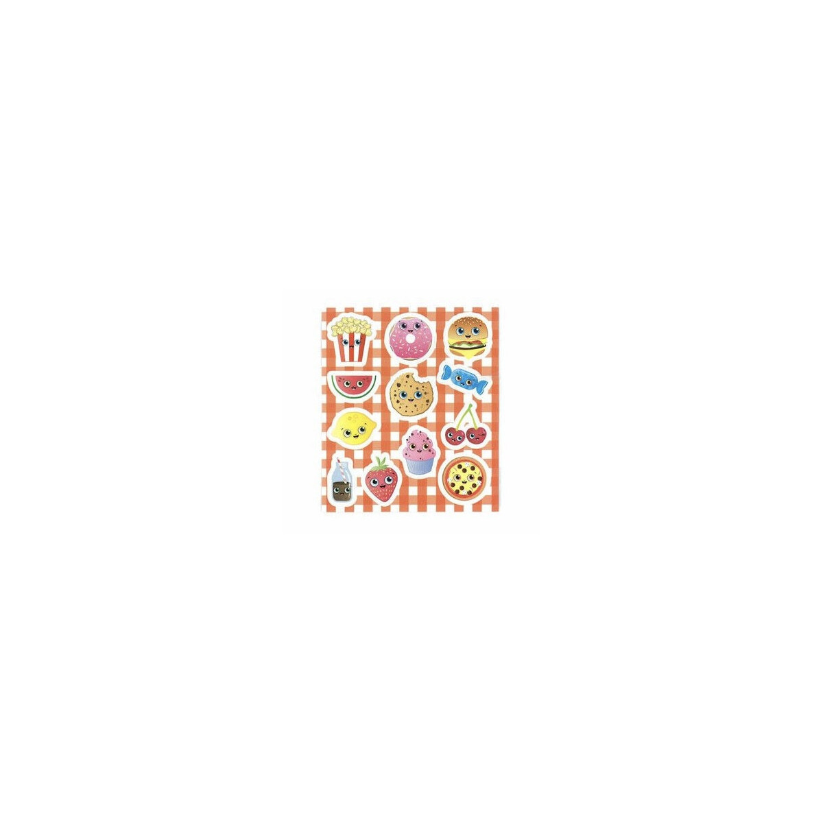 stickervel fastfood