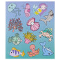 stickervel zeedieren