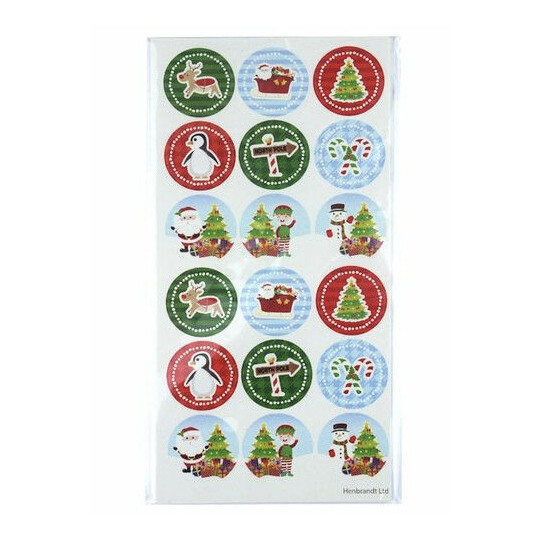 stickervel kerst groot