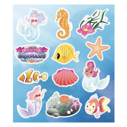 fun stickers zeemeermin