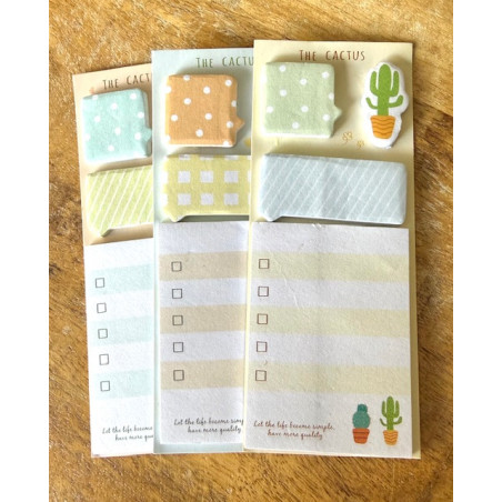 cactus stickynotes