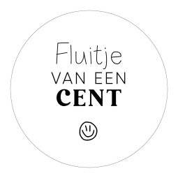 sticker fluitje van een cent