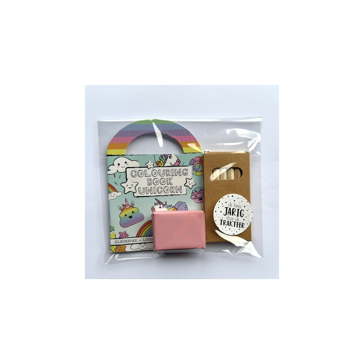 unicorn traktatie kleurboekje
