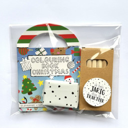 kerst traktatie kleurboekje