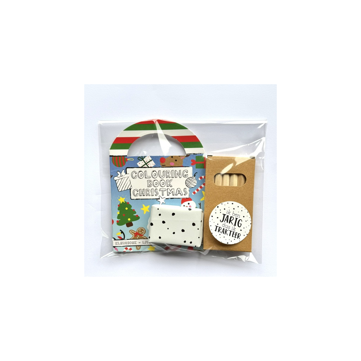 kerst traktatie kleurboekje
