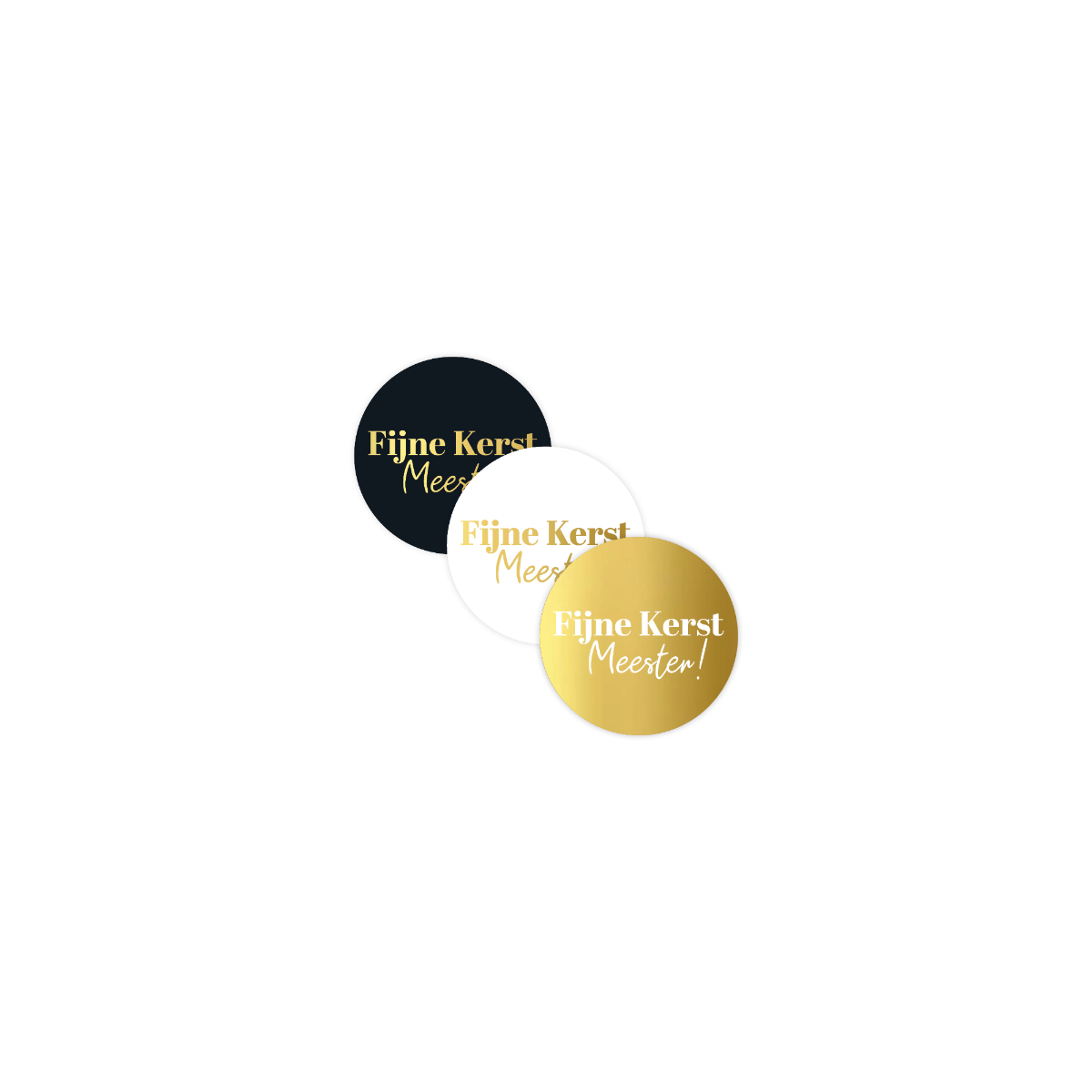 stickermix Fijne kerst meester