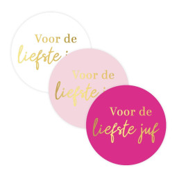 Stickermix voor de liefste juf