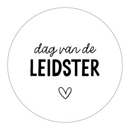 sticker dag van de leidster
