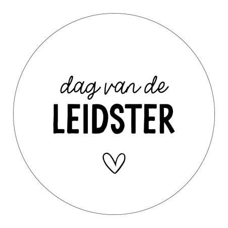 sticker dag van de leidster