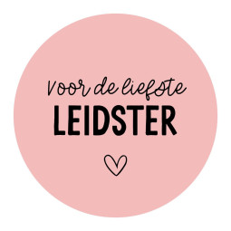 sticker voor de liefste leidster