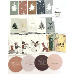 pakketje kerstlabels chique