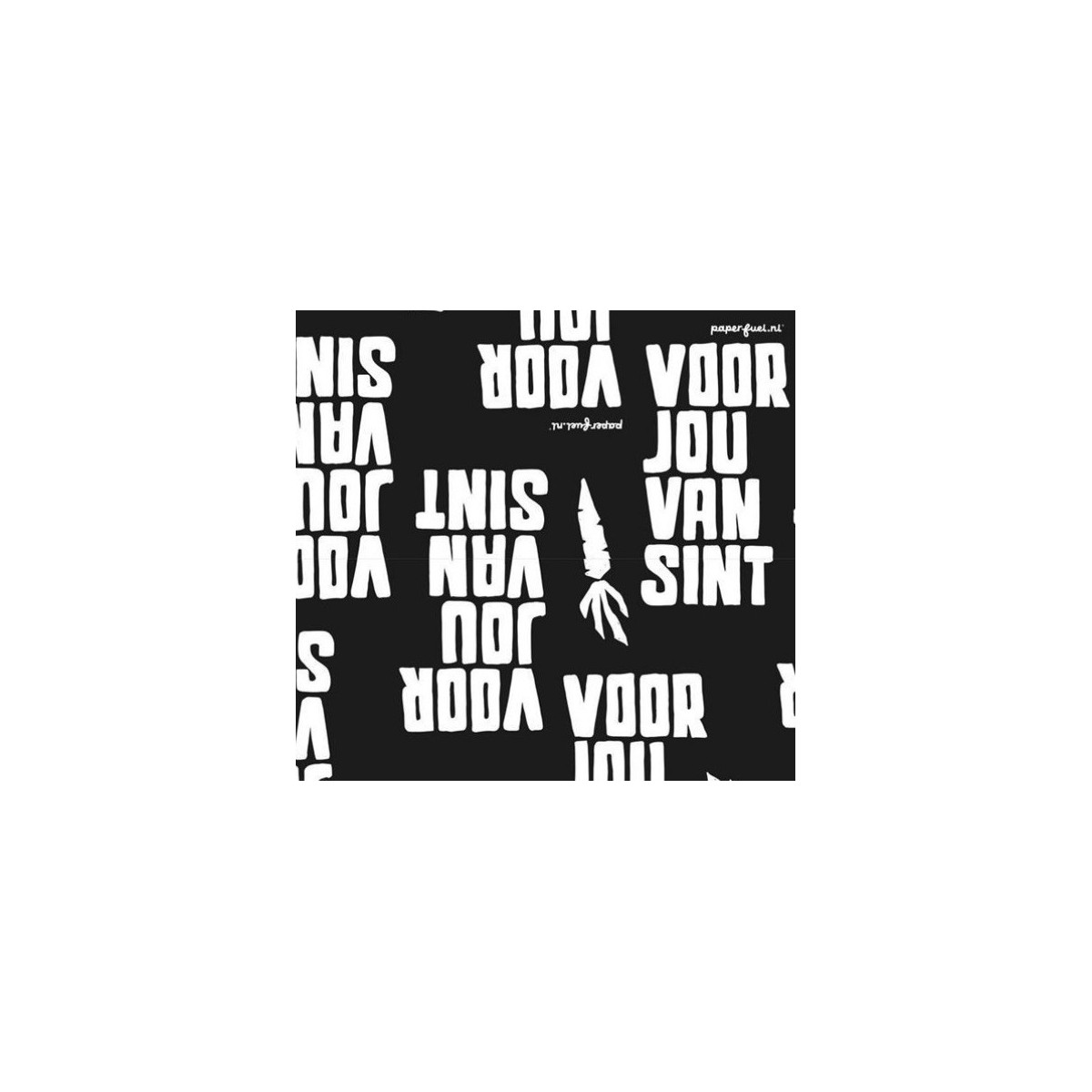 Kadopapier Voor jou van Sint (30 cm x 1 meter)