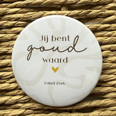 spiegeltje goud waard