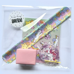unicorn traktatie klaparmband
