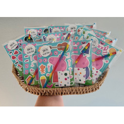 puzzel stickers peppa pig traktatie
